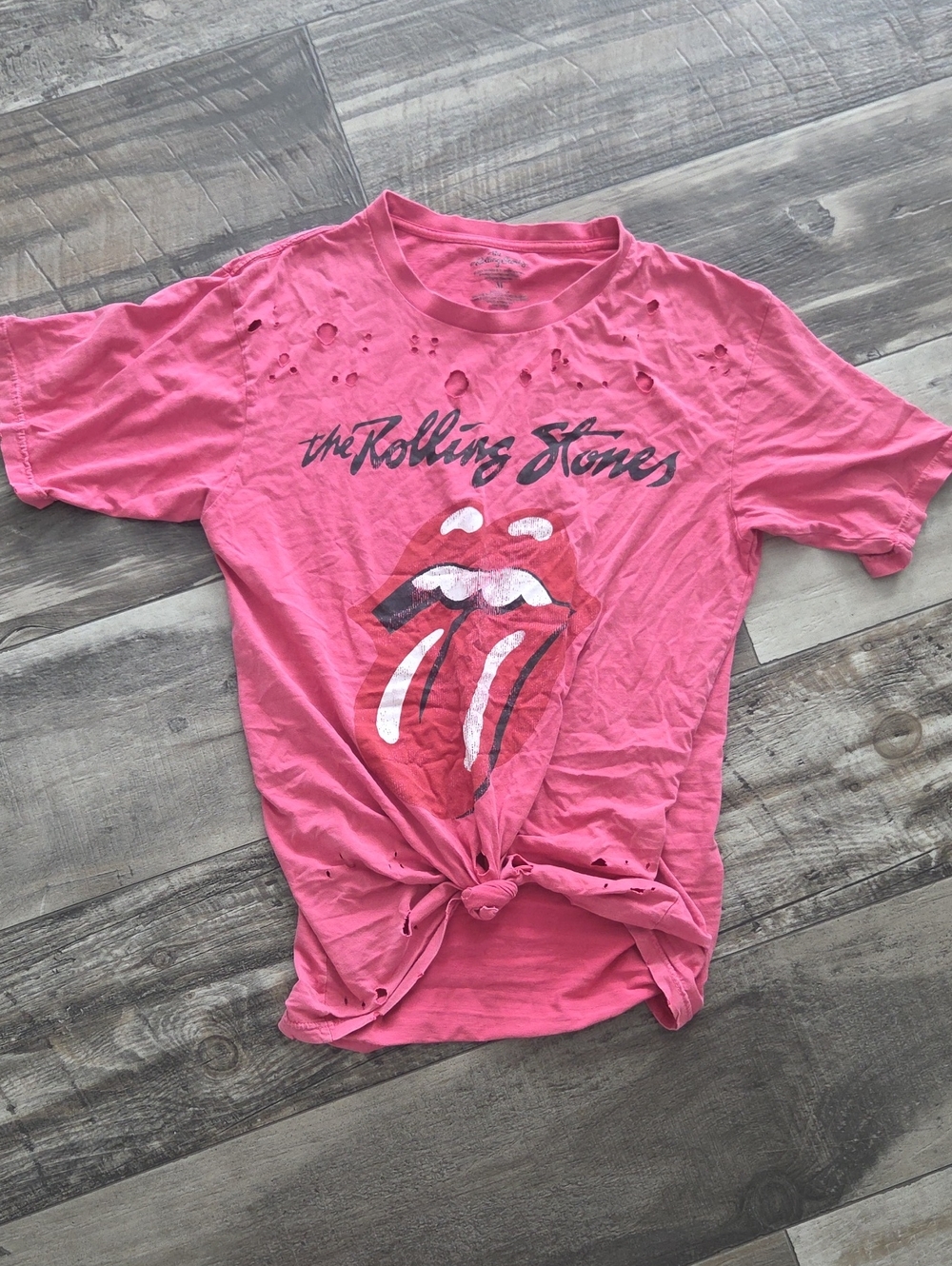 Buckle Rolling Stones Shirt Oversized Medium